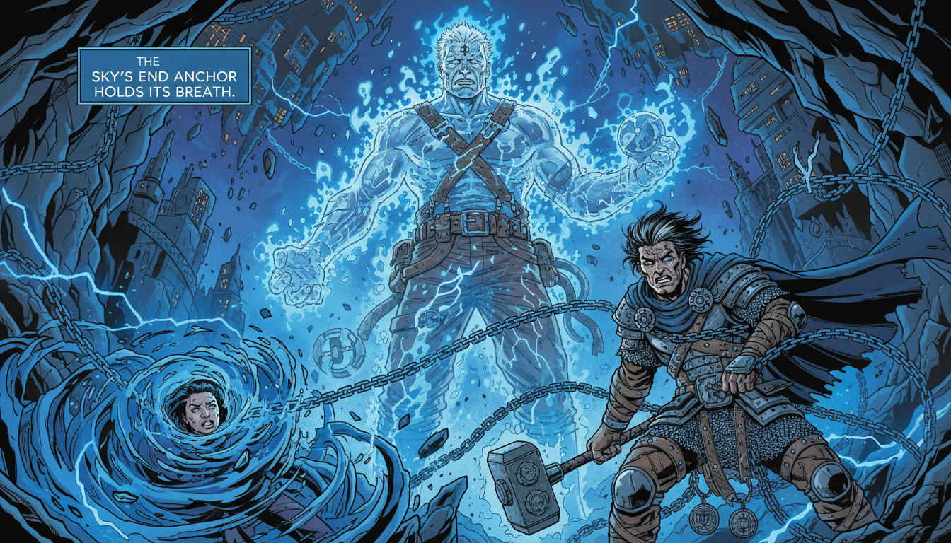 The Sky's End Anchor Holds Its Breath