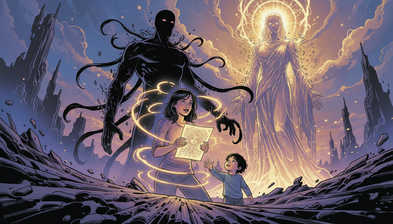 The Child's Drawing and the God's Unmaking