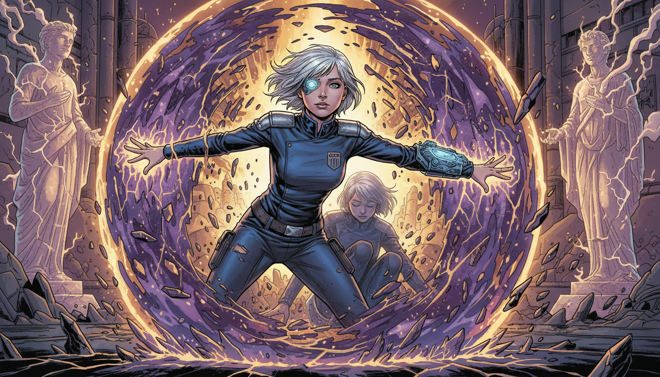 Evelyn Weaves the Unmaking Loom