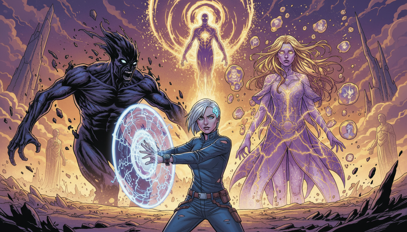 Evelyn Calibrates the Gateway Rune