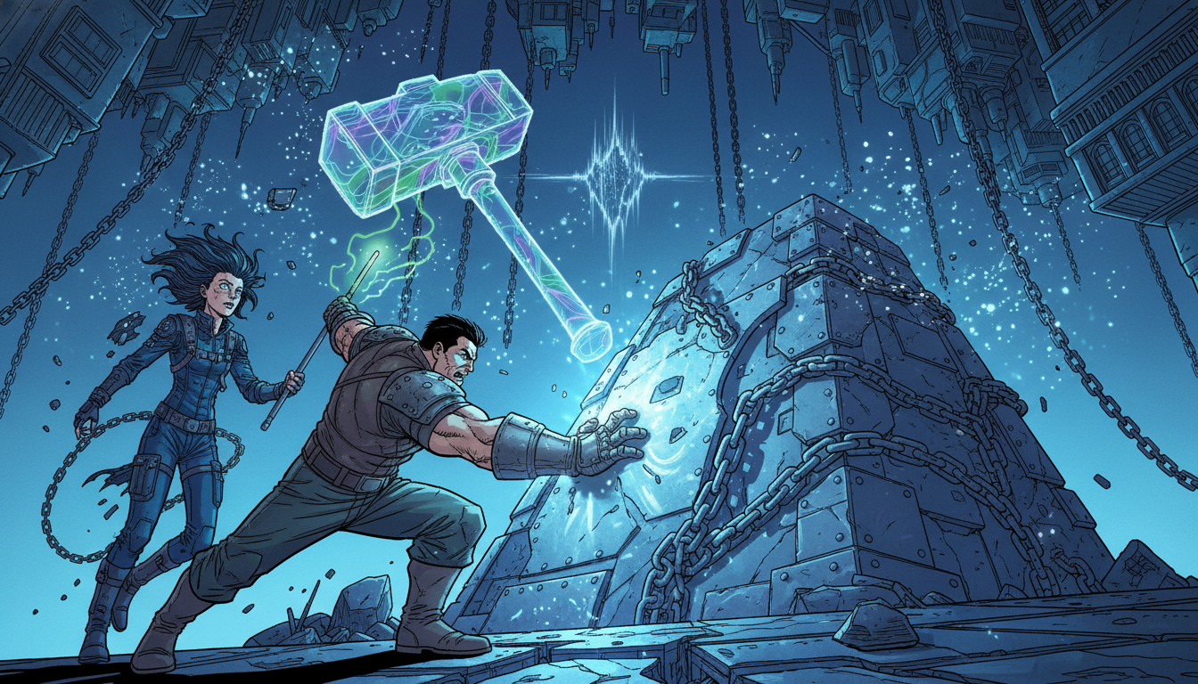 Heng's Grip Loosens From Tiechui's Hammer